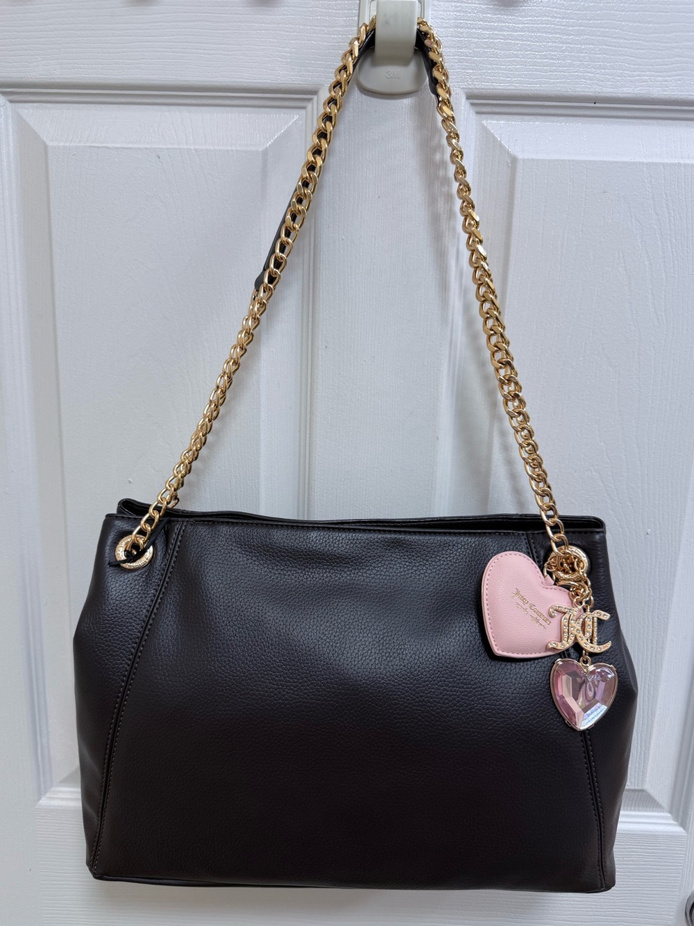 NWT Juicy Couture The Glam Juicy Tote in Chocolate (Dark Brown)